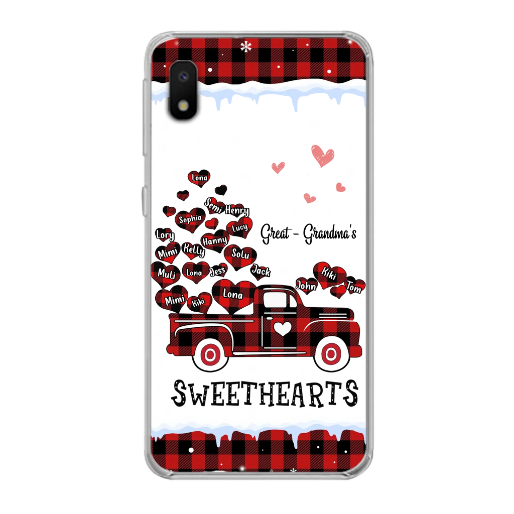 Personalized Grandma Phone Case - Gift Idea For Grandma - Upto 20 Children - Great - Grandma's Sweethearts - Case For iPhone/Samsung