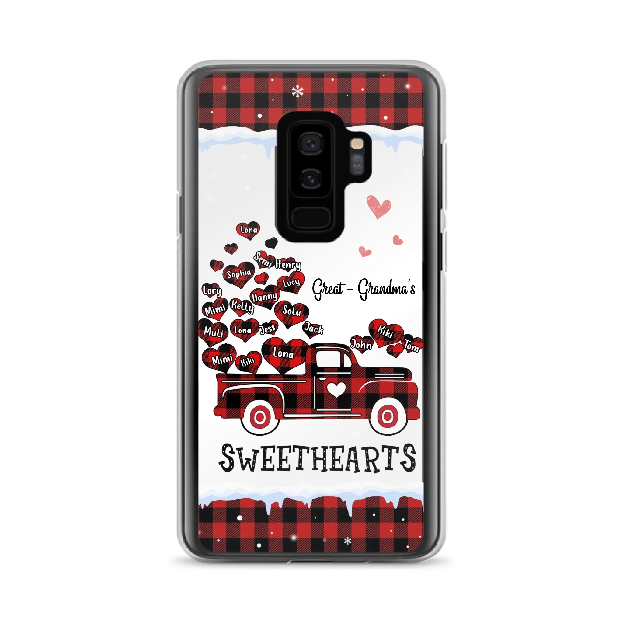 Personalized Grandma Phone Case - Gift Idea For Grandma - Upto 20 Children - Great - Grandma's Sweethearts - Case For iPhone/Samsung