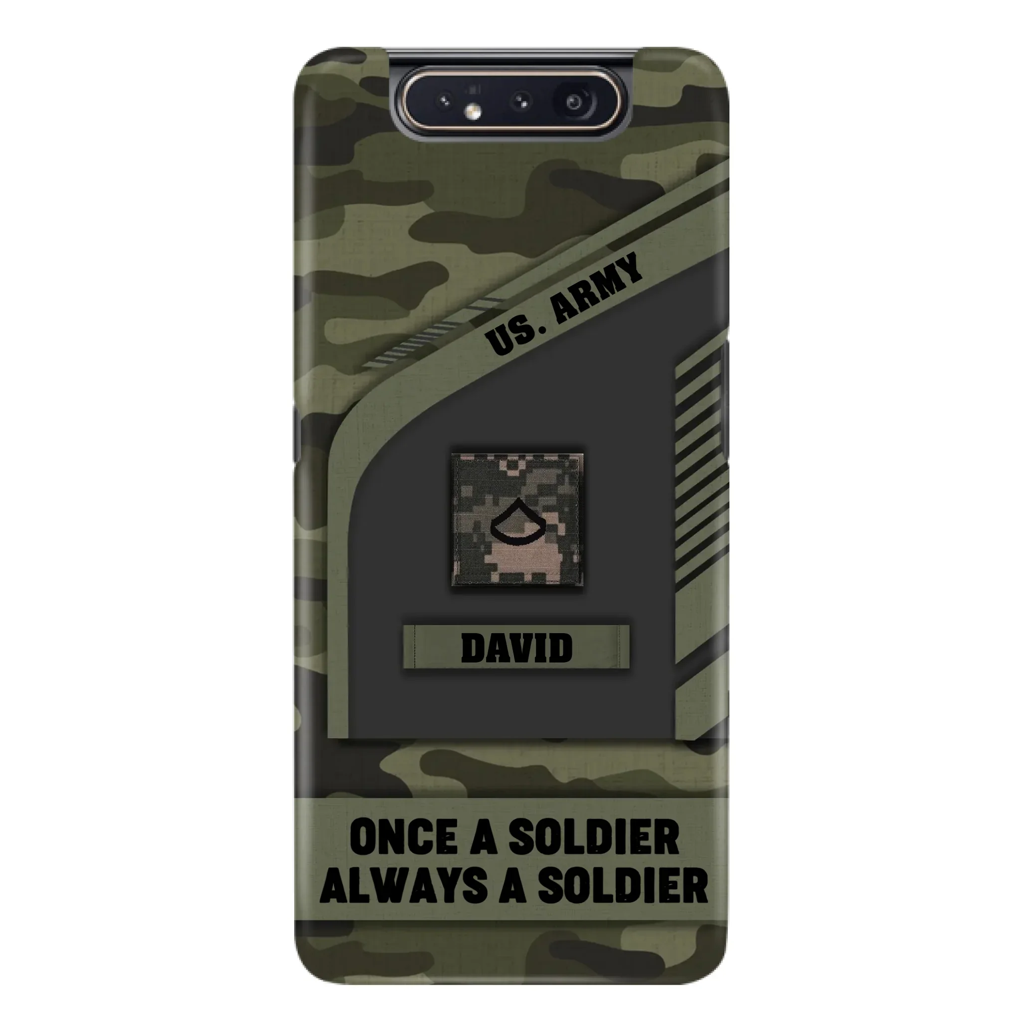 Custom Personalized Veteran Phone Case - Gift Idea For Veteran/Veterans Day - Once A Soldier Always A Soldier - Case for iPhone/Samsung