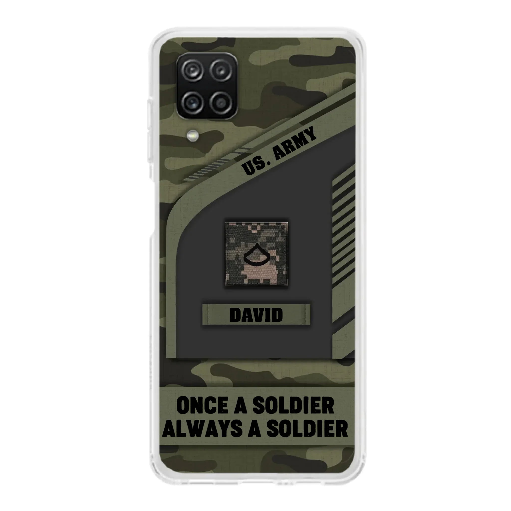 Custom Personalized Veteran Phone Case - Gift Idea For Veteran/Veterans Day - Once A Soldier Always A Soldier - Case for iPhone/Samsung