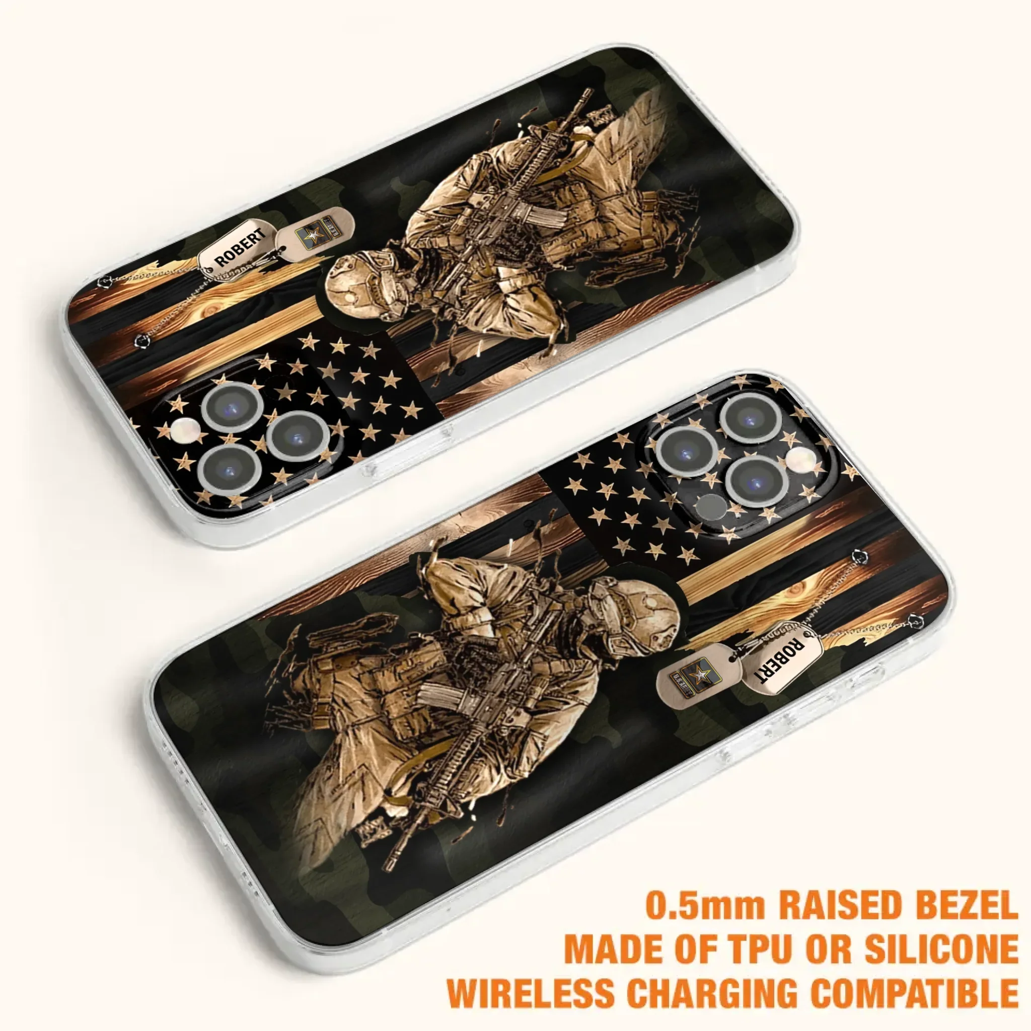 Custom Personalized Veteran iPhone/ Samsung Phone Case - Gift Idea For Veteran