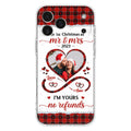 Custom Personalized Couple Photo Phone Case - Christmas Gift Idea For Couple/ Him/ Her - Our 1st Christmas As Mr & Mrs - Case For iPhone/Samsung