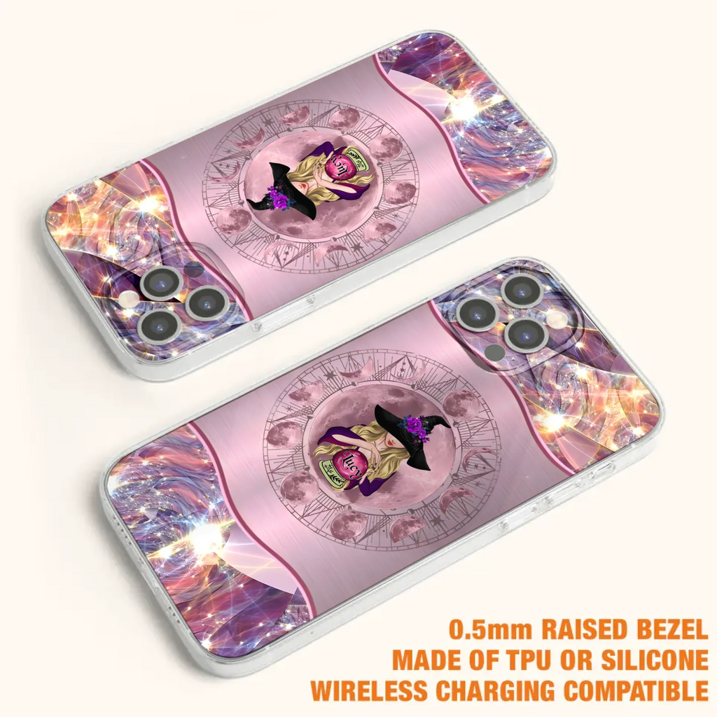 Personalized Witch Phone Case - Halloween Gift Idea For Witch Lovers - Case For iPhone/Samsung
