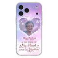 Custom Personalized Memorial Photo Phone Case - Memorial Gift For Family Member - Upload Photo - Case For iPhone/Samsung - A Big Piece Of My Heart Lives In Heaven
