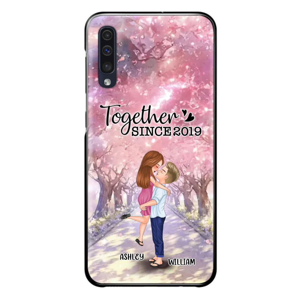 Personalized Couple Phone Case - Wedding/Anniversary Gift Idea for Couple - Together Since 2019 - Case For iPhone/Samsung