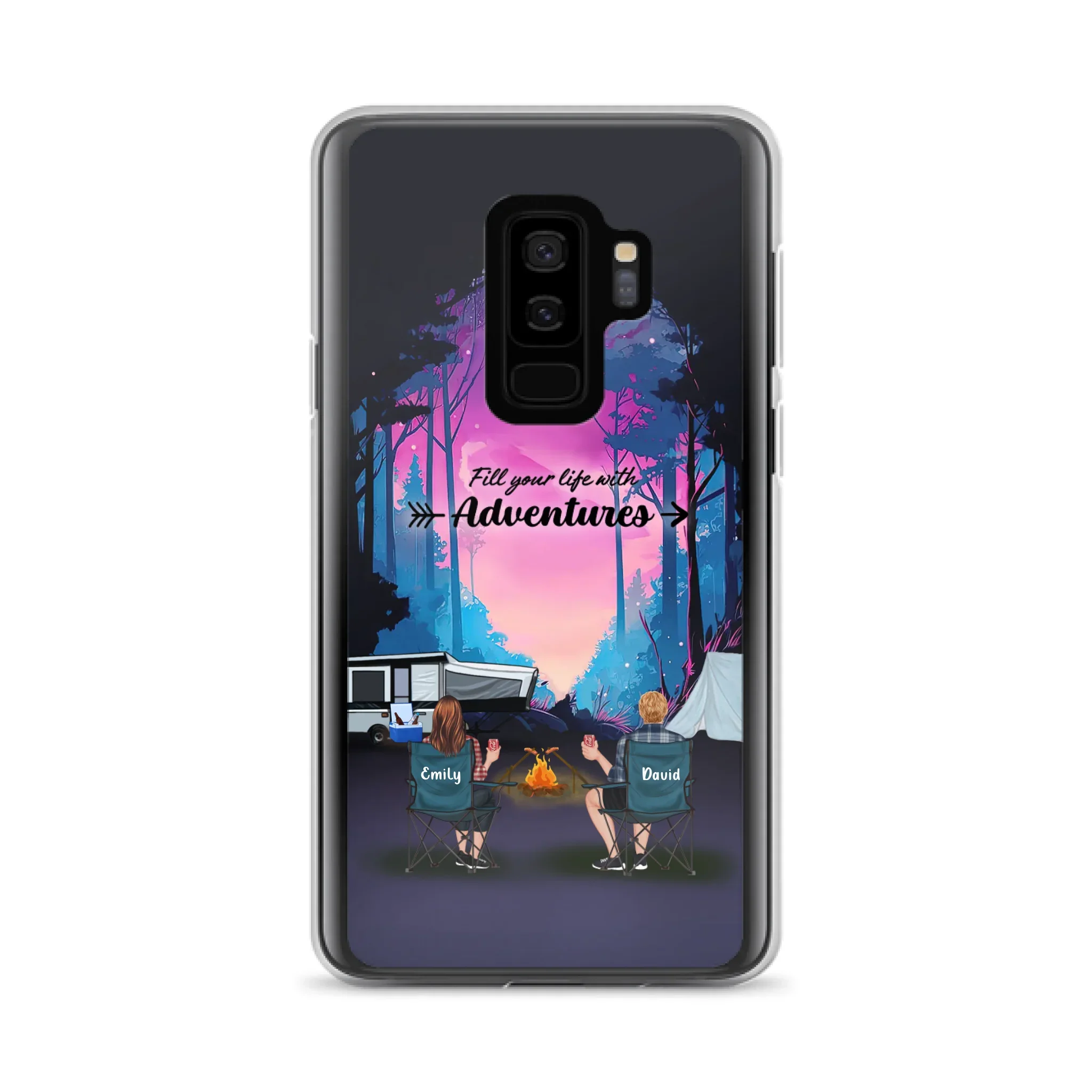 Personalized Camping Phone Case - Full Option - Best Gift For Camping Lovers - Fill Your Life With Adventures - Case For iPhone/Samsung