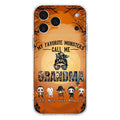 Personalized Halloween Phone Case - Halloween Gift Idea for Halloween - Upto 5 Characters - My Favorite Monsters Call Me Grandma - Case For iPhone/Samsung