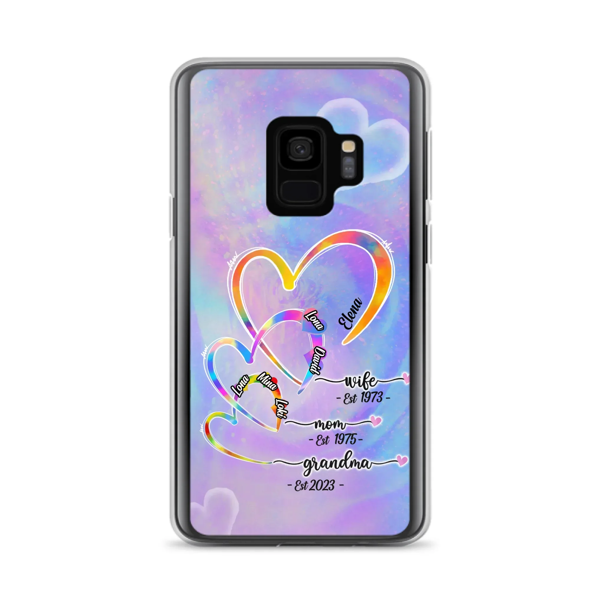 Personalized Mom Phone Case - Gift Idea For Mom/Grandma - Upto 4 Children/5 Grandchildren - Cases For iPhone/Samsung