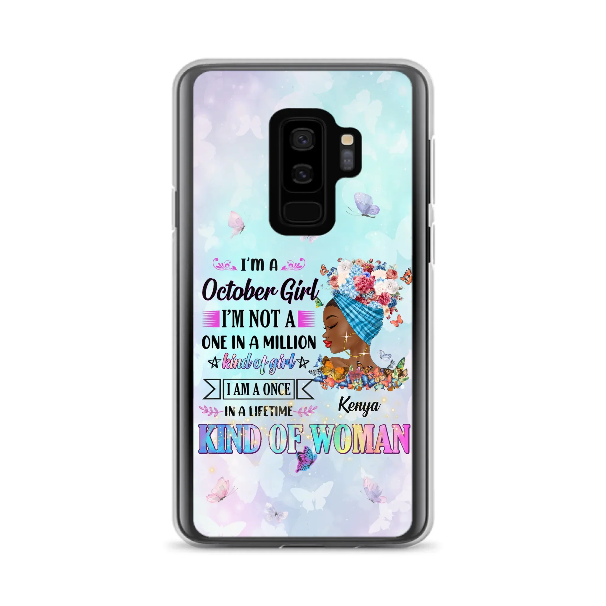 Custom Personalized Birthday Girl Phone Case - Gift Idea For Birthday - I'm A October Girl I'm Not A One In A Million Kind Of Girl - Case For iPhone/Samsung