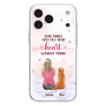 Custom Personalized Dog Mom Phone Case - Upto 5 Dogs - Gift Idea For Dog Lovers - Some Things Just Fill Your Heart Without Trying - Case for iPhone/Samsung
