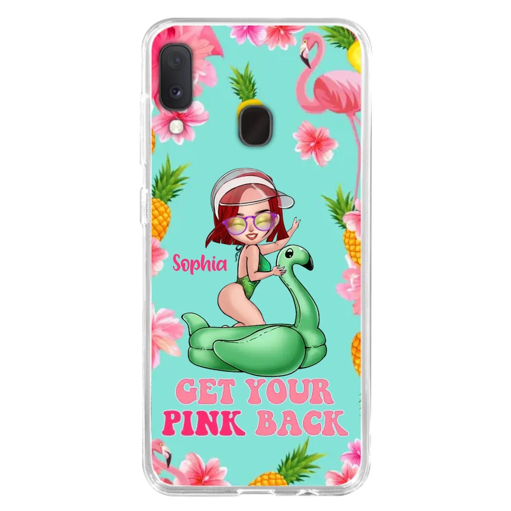 Custom Personalized Bikini Girl Phone Case - Gift Idea For Girl - Get Your Pink Back - Cases For iPhone/Samsung