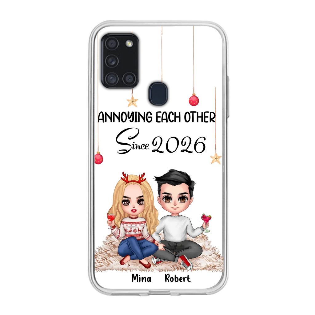 Custom Personalized Couple Phone Case - Christmas  Gift Idea For Couple - Annoying Each Other Since 2026 - Case for iPhone/Samsung