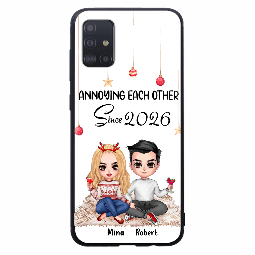 Custom Personalized Couple Phone Case - Christmas  Gift Idea For Couple - Annoying Each Other Since 2026 - Case for iPhone/Samsung