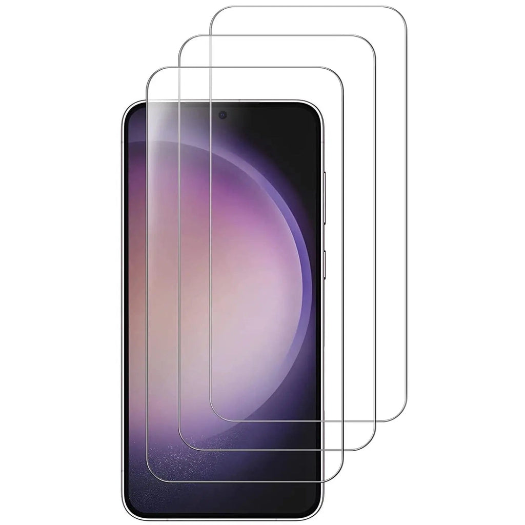 Entronix Clear Screen Protector Compatible with Galaxy A52 - 3-Piece Combo