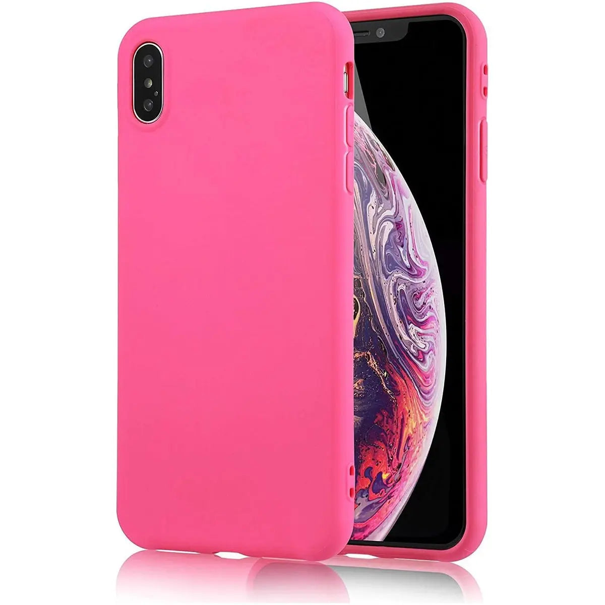 Entronix Case Compatible with iPhone X/XS - Soft-Touch Liquid Silicone