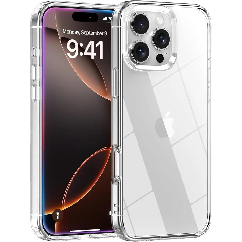 Entronix Case Compatible with iPhone 12 Pro Max - [Hard Back] Slim Clear