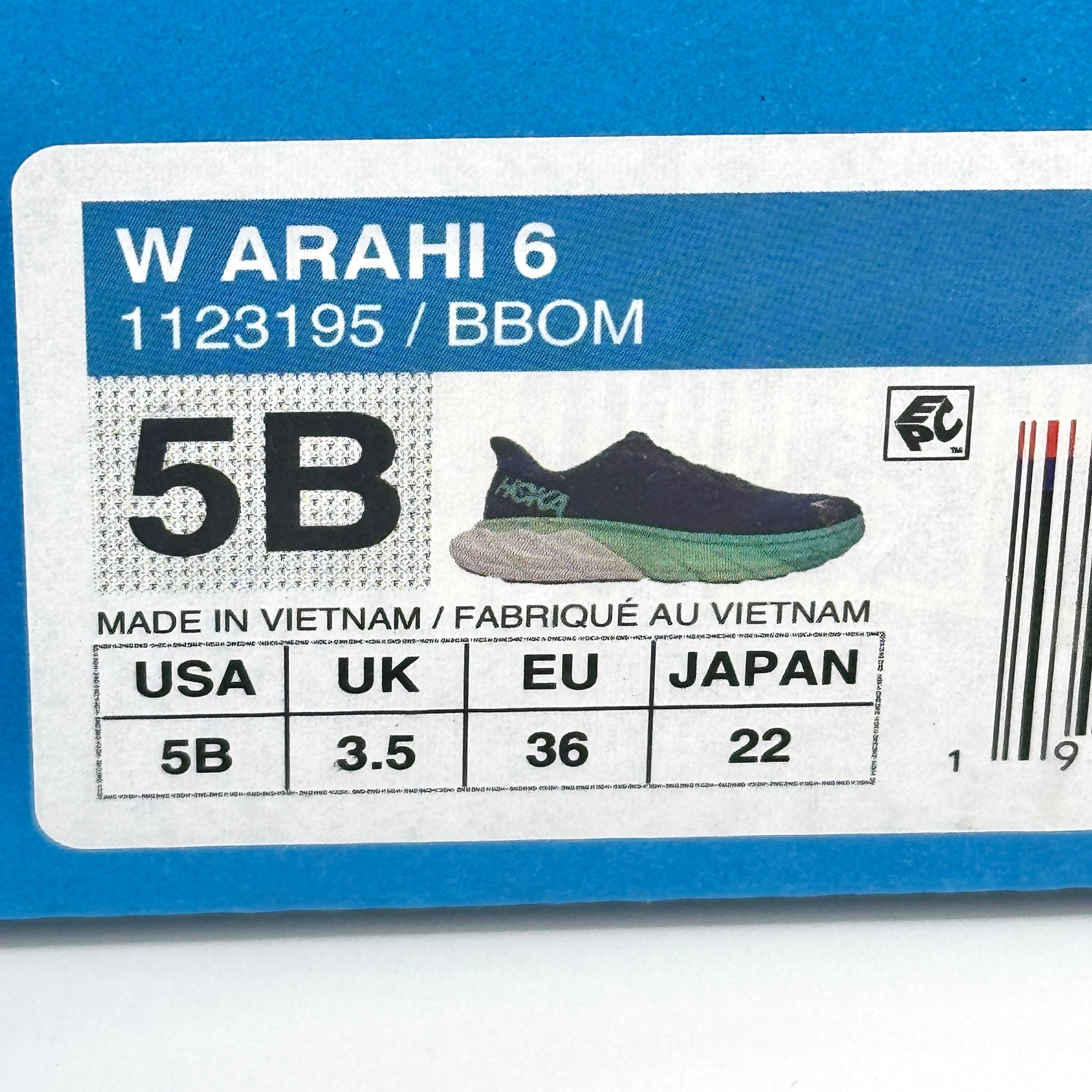 Hoka Arahi Blue Women’s Running Shoes — Outer Space / Bellwether Blue