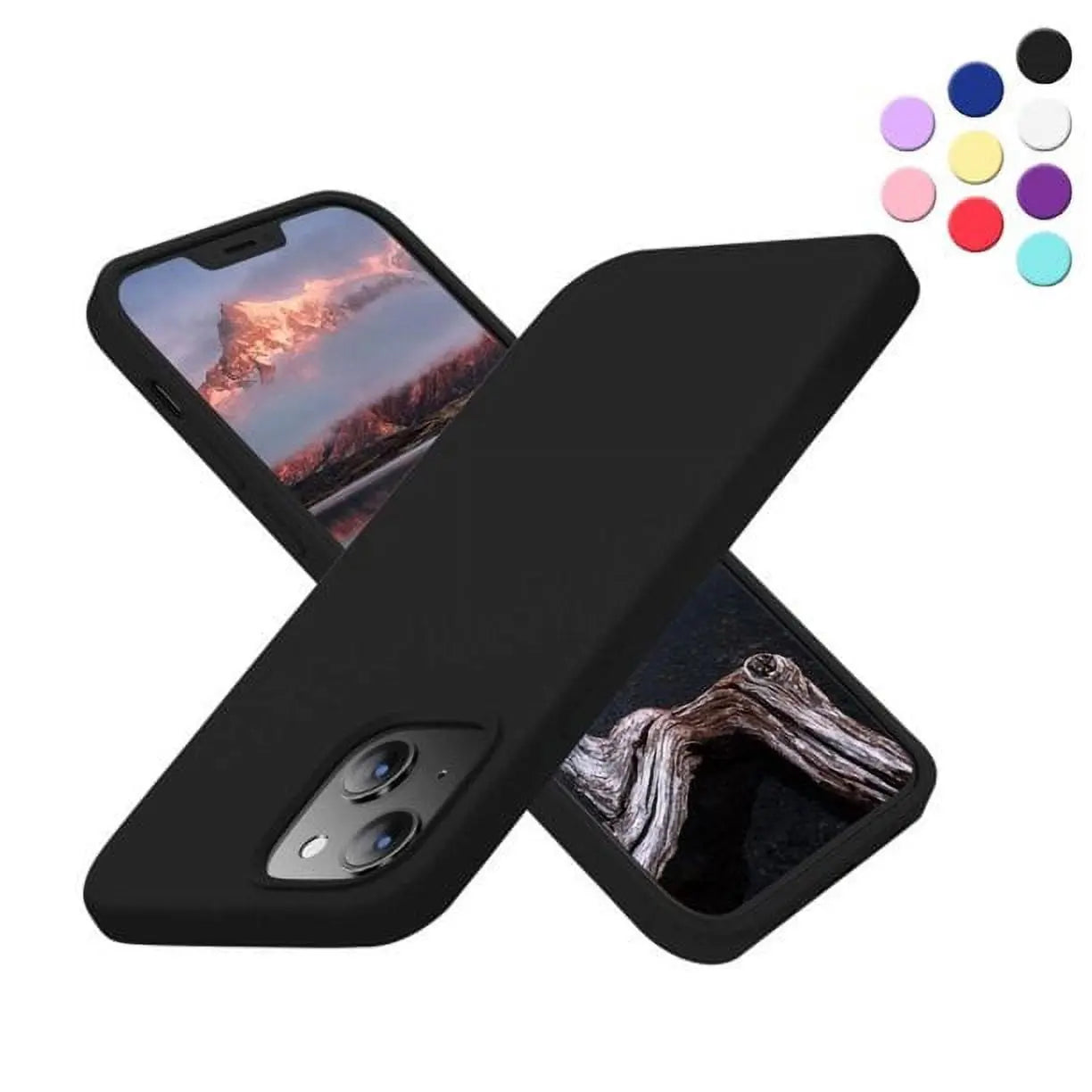 Entronix Case Compatible with iPhone 13 Mini - Soft-Touch Liquid Silicone