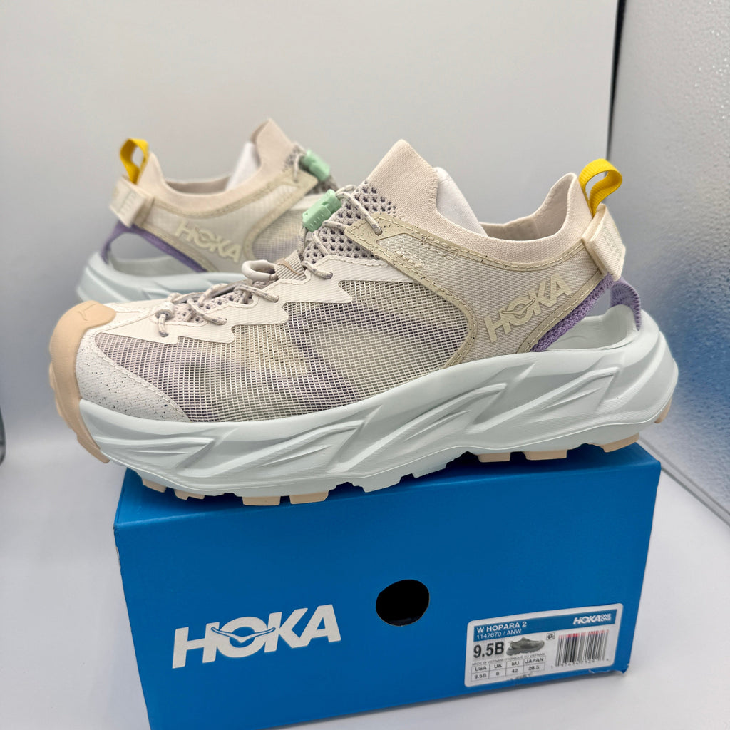 Hoka Hopara 2 Women’s Hybrid Hiking Sandal in Alabaster / Snow
