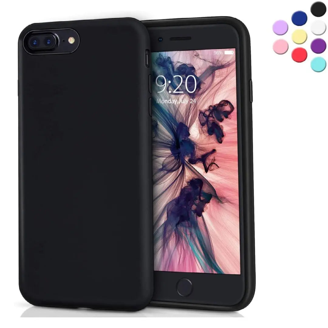 Entronix Case Compatible with iPhone 8 Plus/7 Plus - Soft-Touch Liquid Silicone