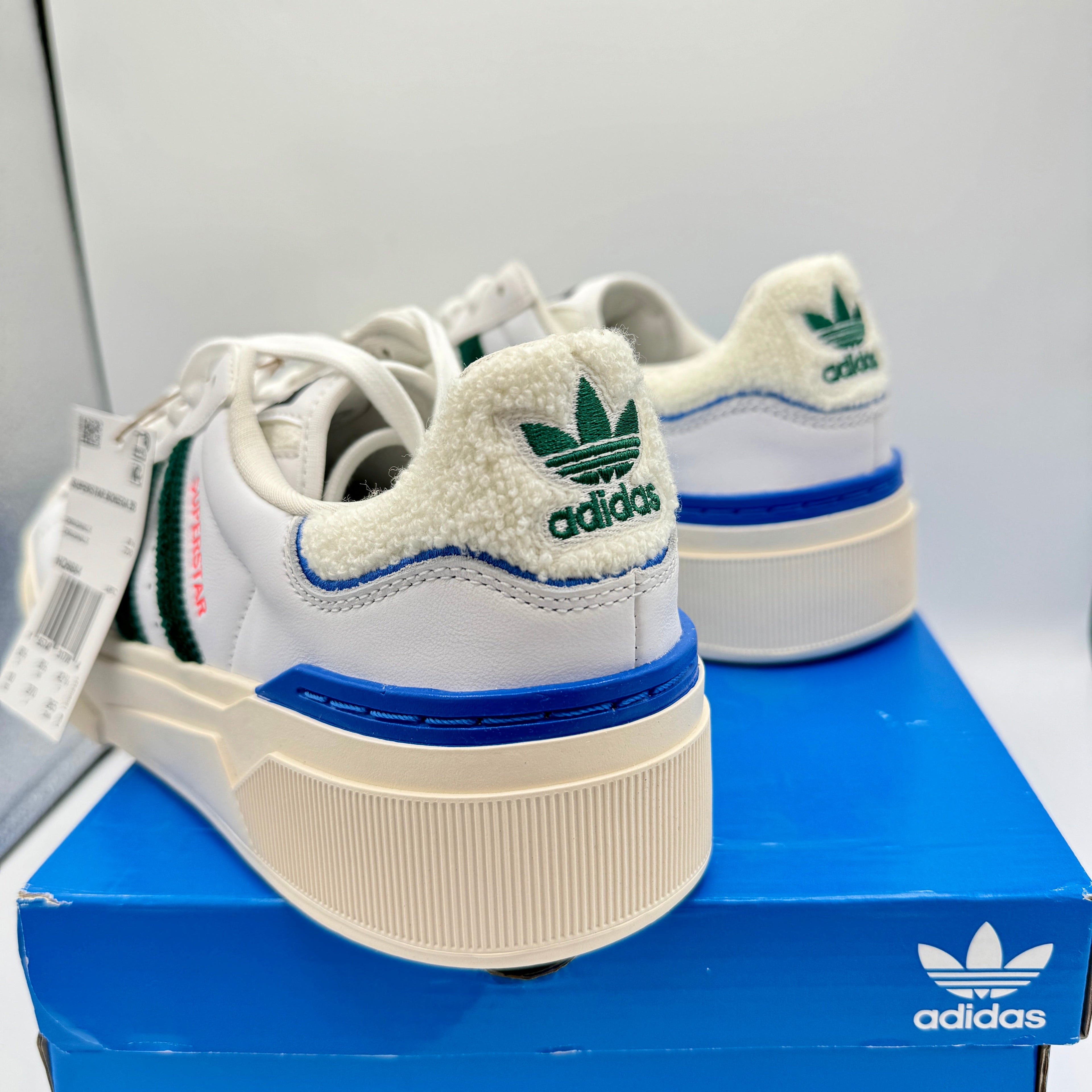 Adidas Stan Smith Bonega Platform Women’s Sneaker 2B sherpa heel white green