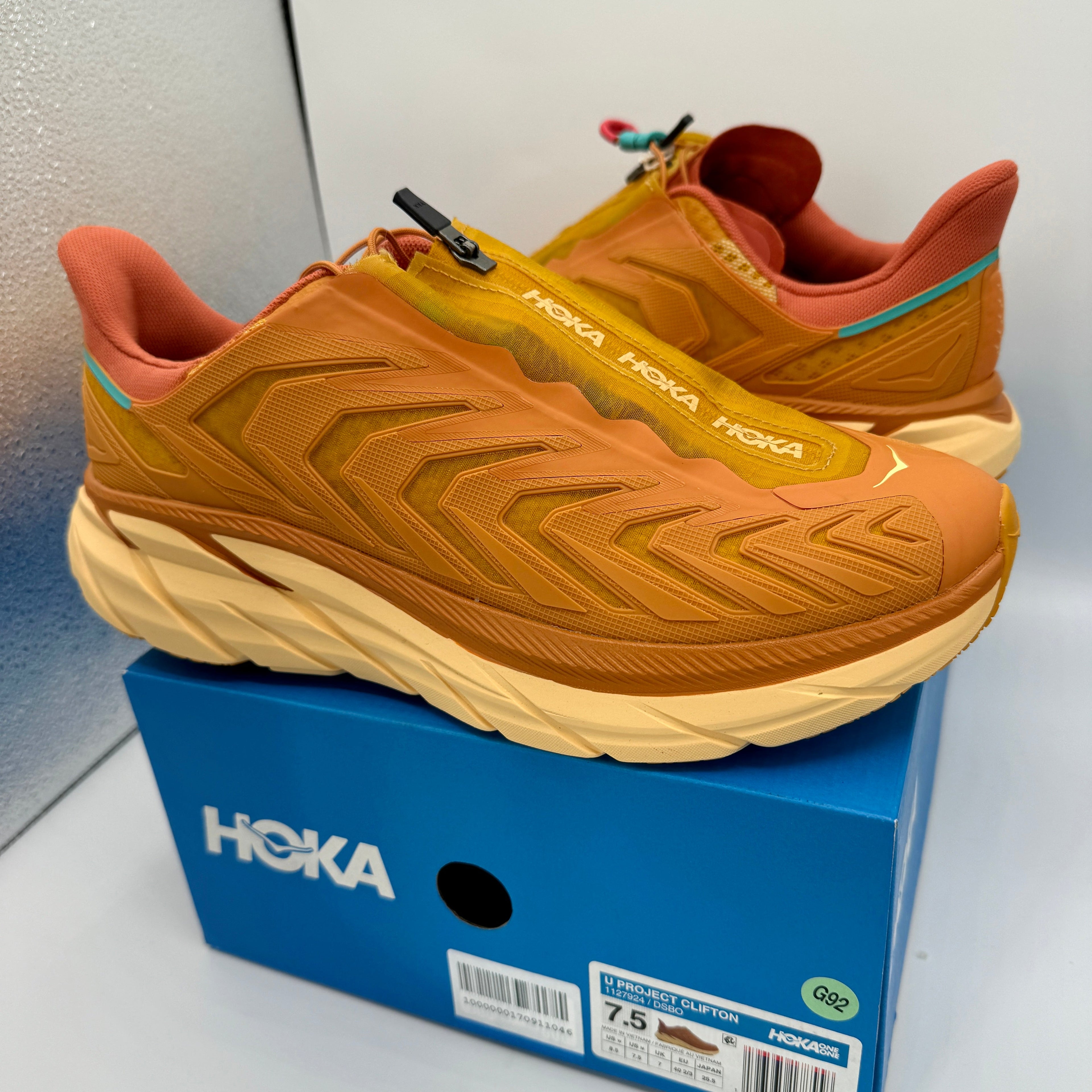 Hoka Project Clifton Unisex Shoes - Orange Desert Sun Burnt Ochre DSBO