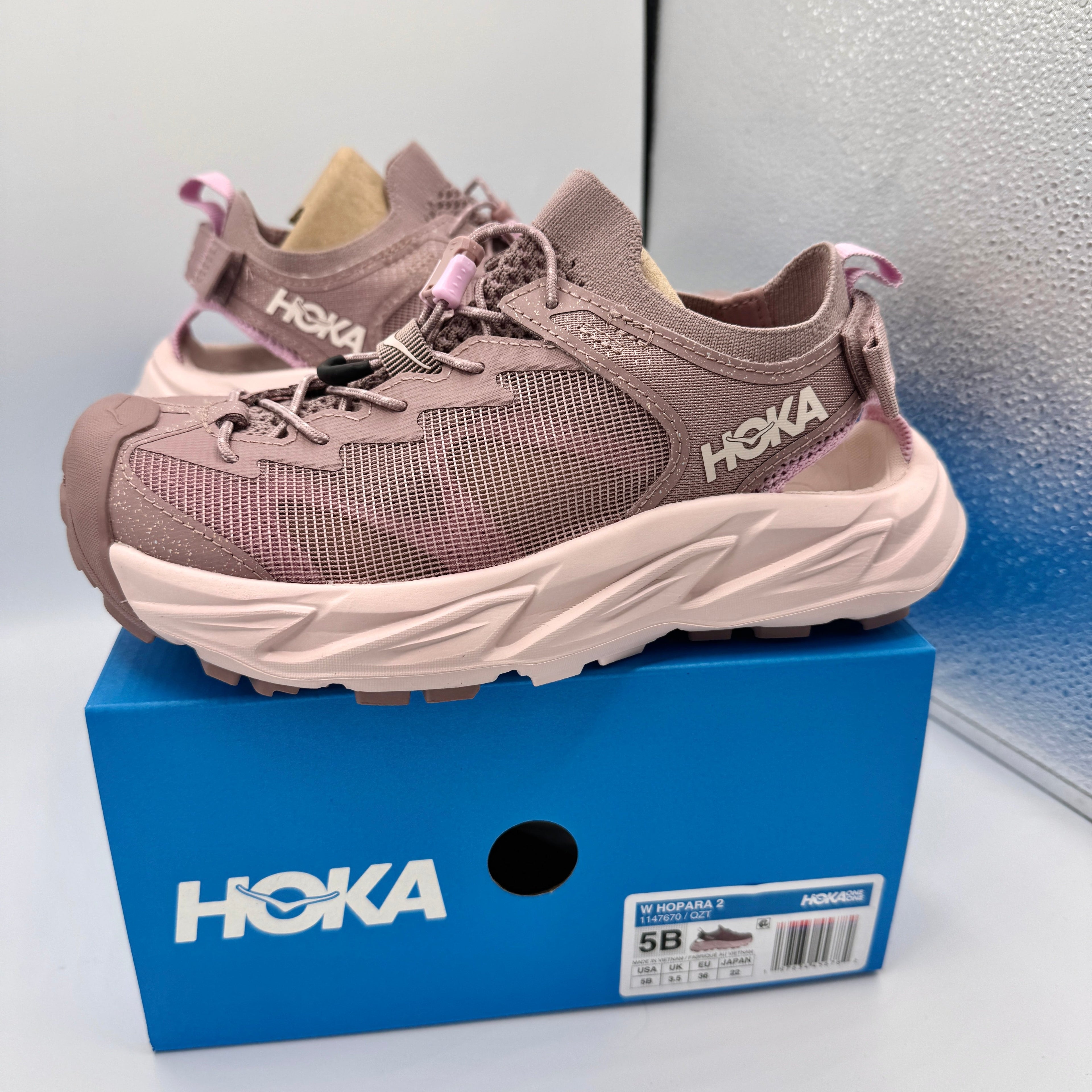 Hoka Hopara 2 Women’s Hiking Shoes in Quartzite / Cosmic Pearl