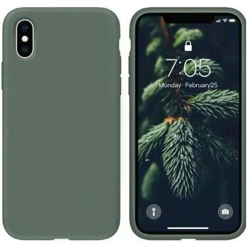 Entronix Case Compatible with iPhone X/XS - Soft-Touch Liquid Silicone