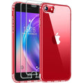 Entronix Bundle Compatible with iPhone 8/7/SE (2nd Gen) - [Hard Back] Clear Case & 2 Clear Screen Protectors