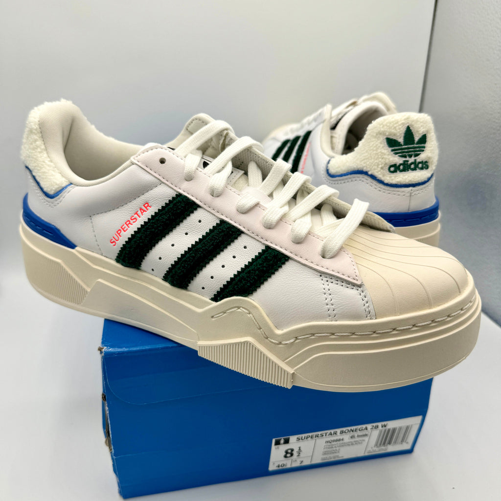 Adidas Stan Smith Bonega Platform Women’s Sneaker 2B sherpa heel white green