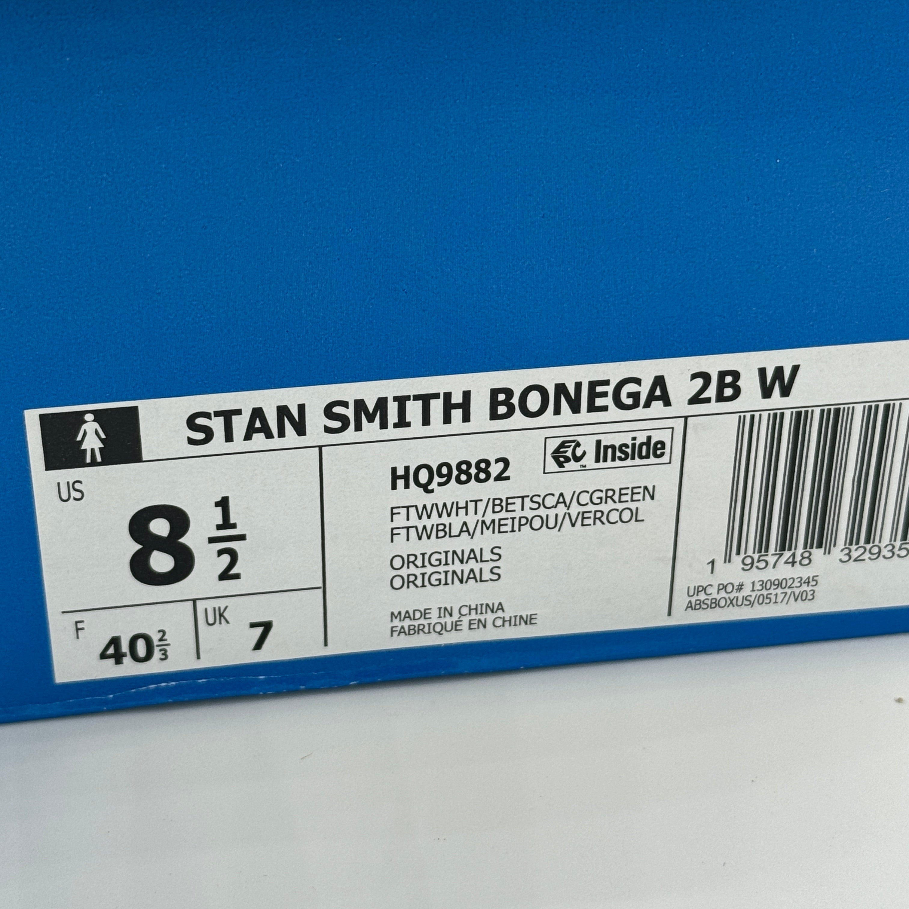 Adidas Stan Smith Bonega Platform Women’s Sneaker 2B sherpa heel white red