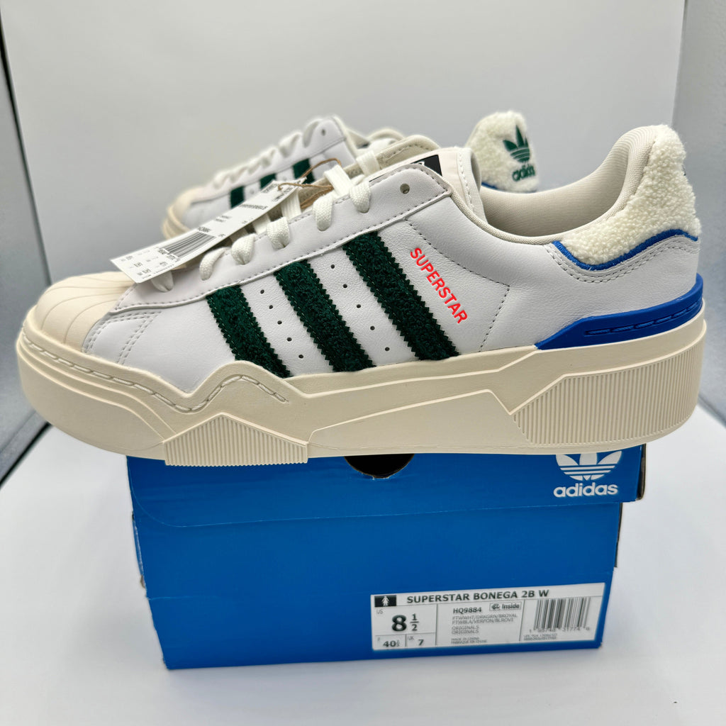 Adidas Stan Smith Bonega Platform Women’s Sneaker 2B sherpa heel white green