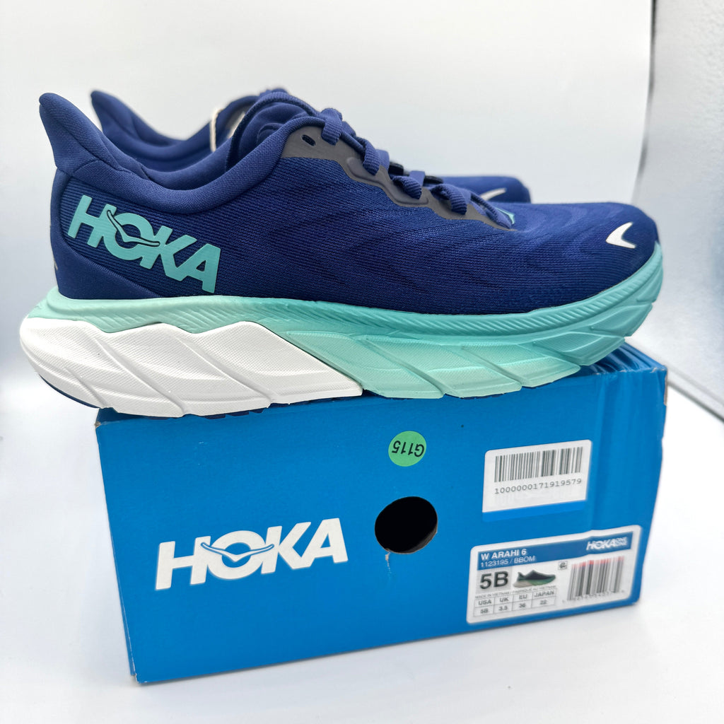 Hoka Arahi Blue Women’s Running Shoes — Outer Space / Bellwether Blue