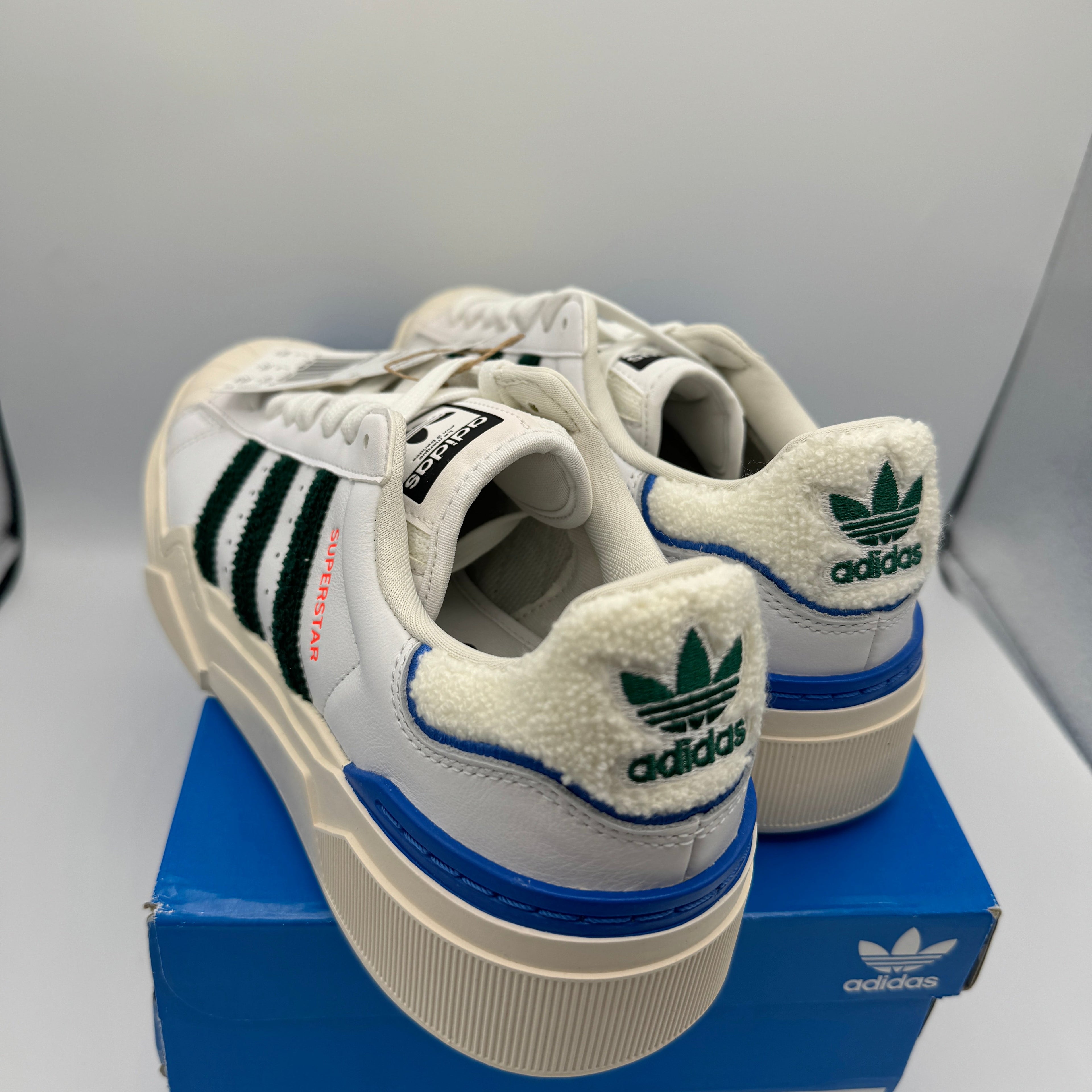 Adidas Stan Smith Bonega Platform Women’s Sneaker 2B sherpa heel white green