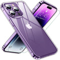 Entronix Bundle Compatible with iPhone 14 Pro - [Hard Back] Clear Case & 1 Clear Screen Protector