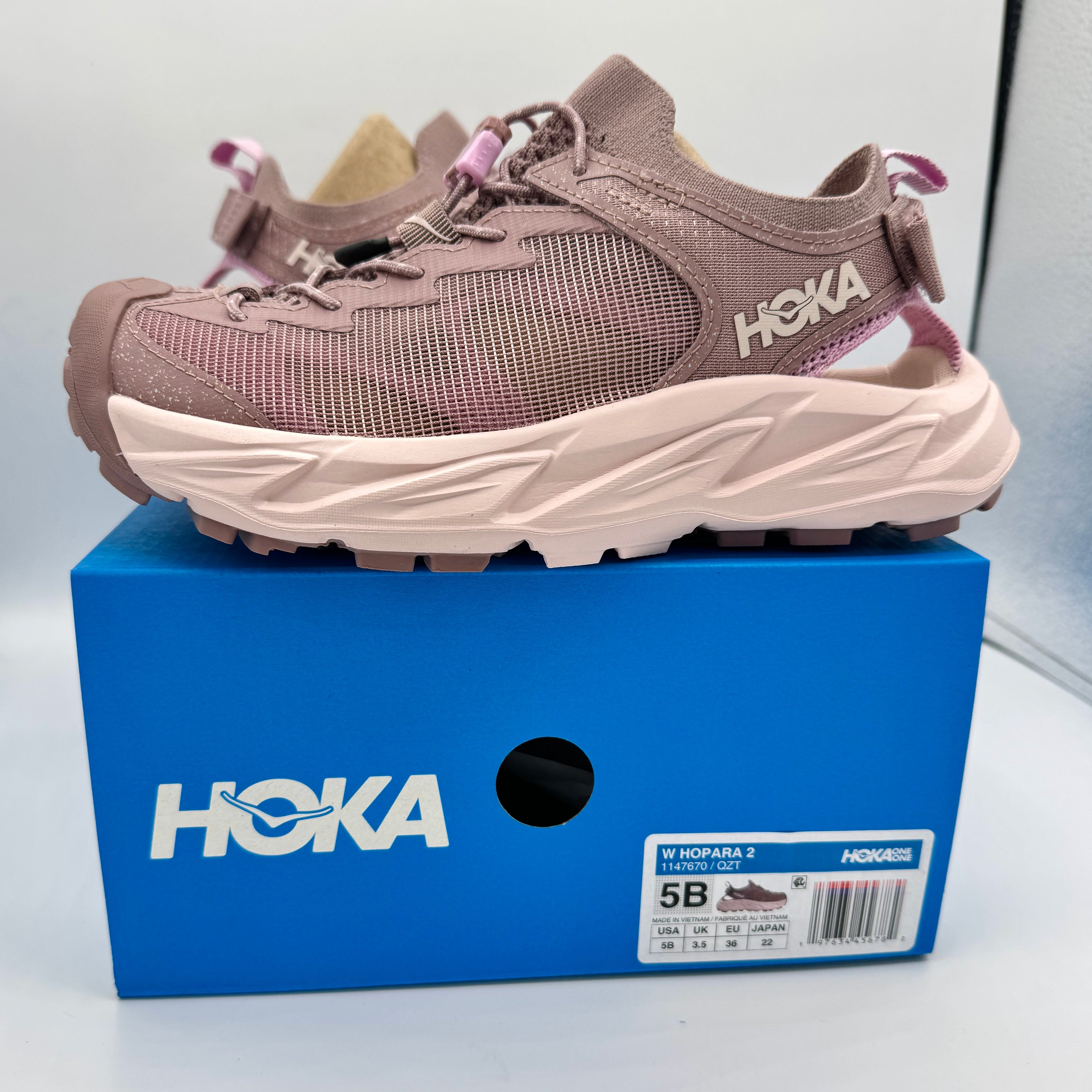 Hoka Hopara 2 Women’s Hiking Shoes in Quartzite / Cosmic Pearl