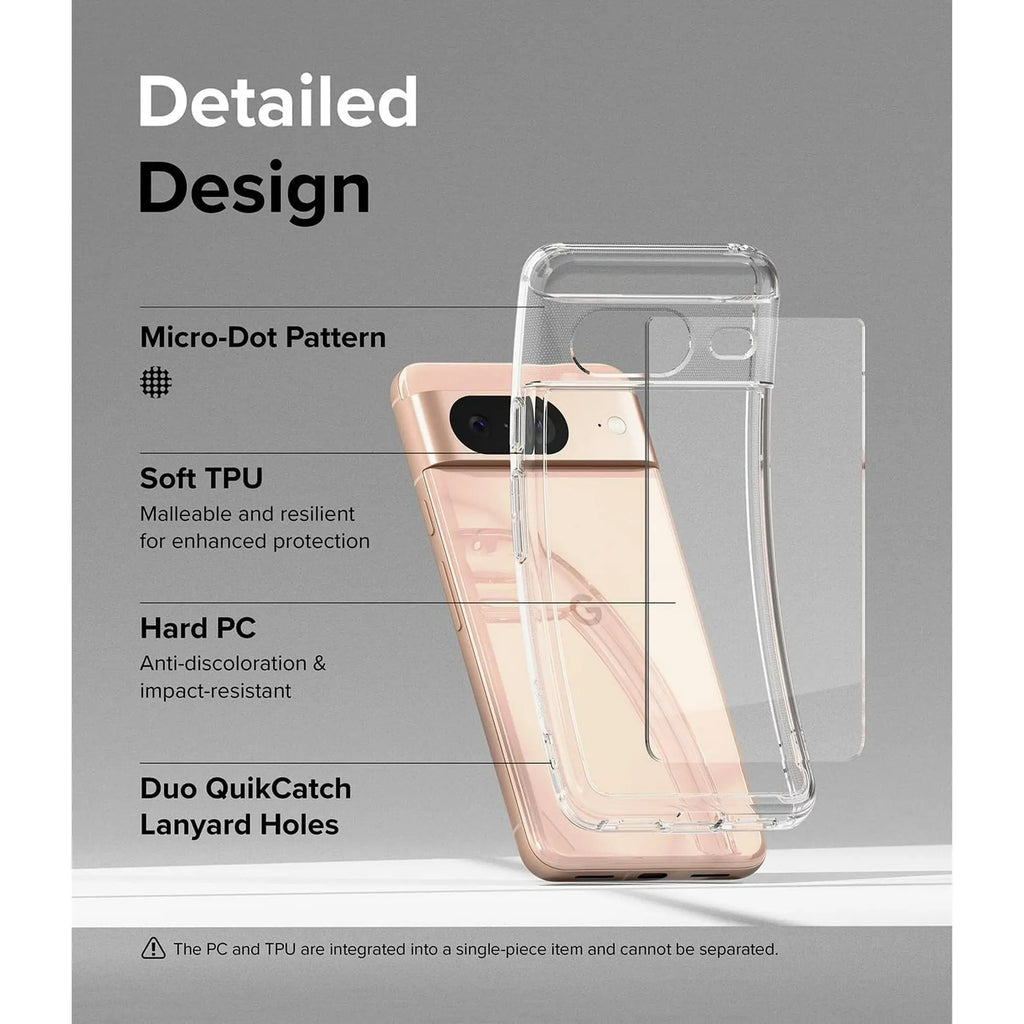 Entronix Case Compatible with Pixel 7 Pro - [Hard Back] Clear Cover