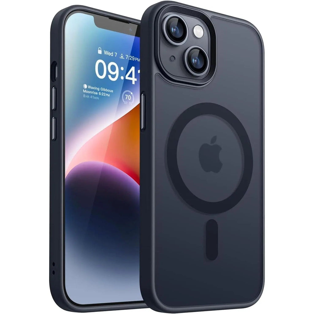 Entronix [Magnetic] Case Compatible with iPhone 13 - Translucent Frosted Matte