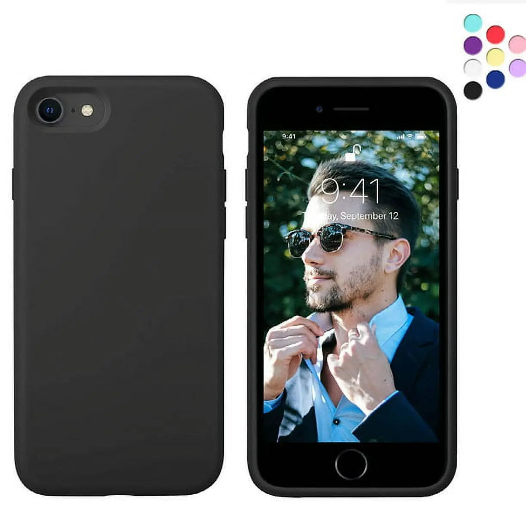 Entronix Case Compatible with iPhone 8/7/SE (2nd Gen) - Soft-Touch Liquid Silicone