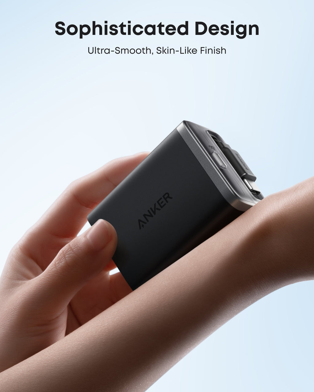 Anker Nano Charger (35W, Built-In Retractable USB-C Cable)