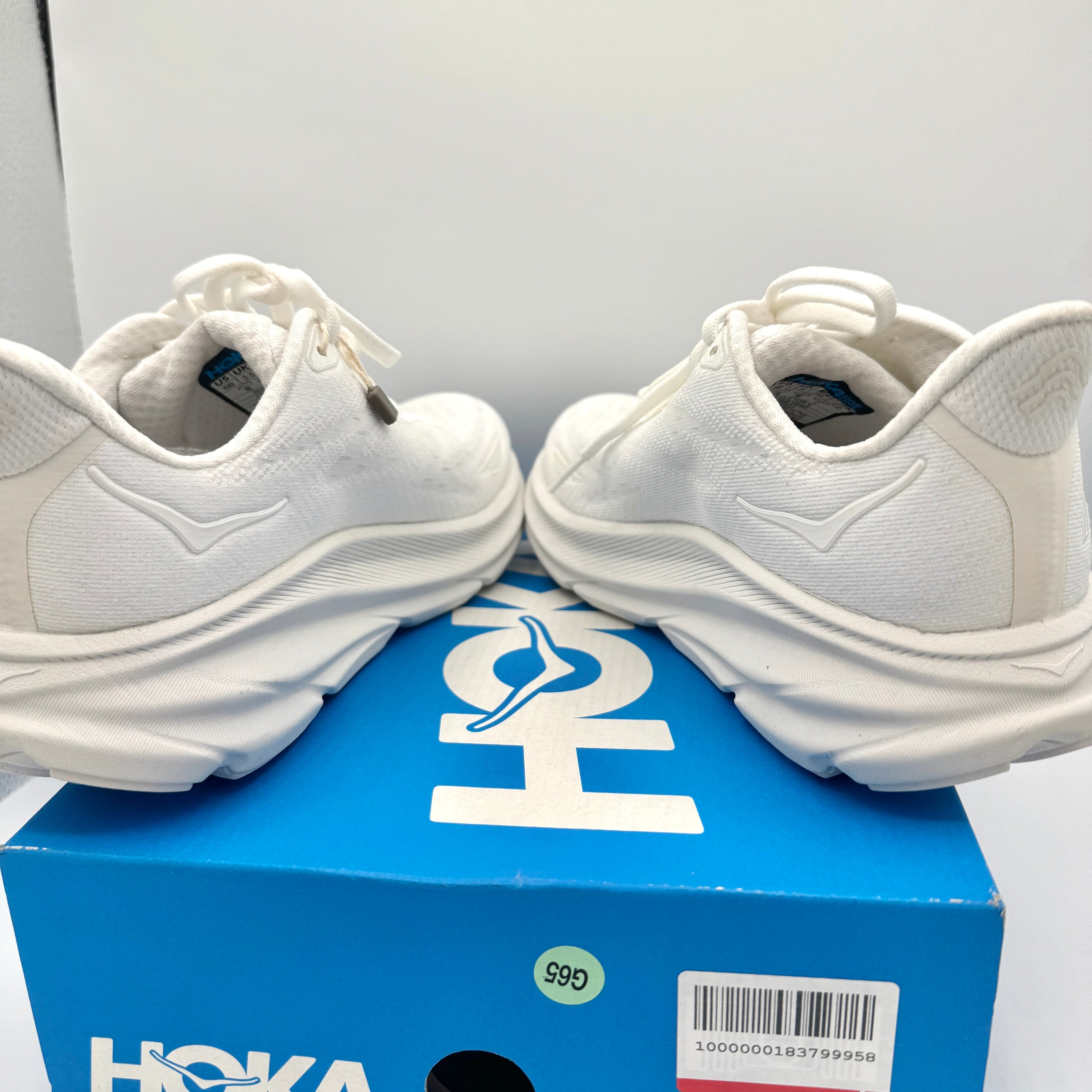 Hoka Clifton 9 White Women’s Running Shoes Athletic Sneakers