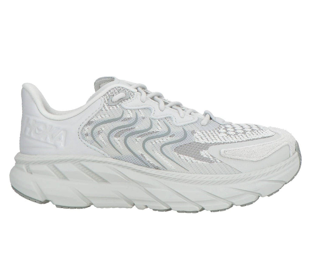 Hoka Clifton LS Grey Unisex in Stardust / Galactic Grey