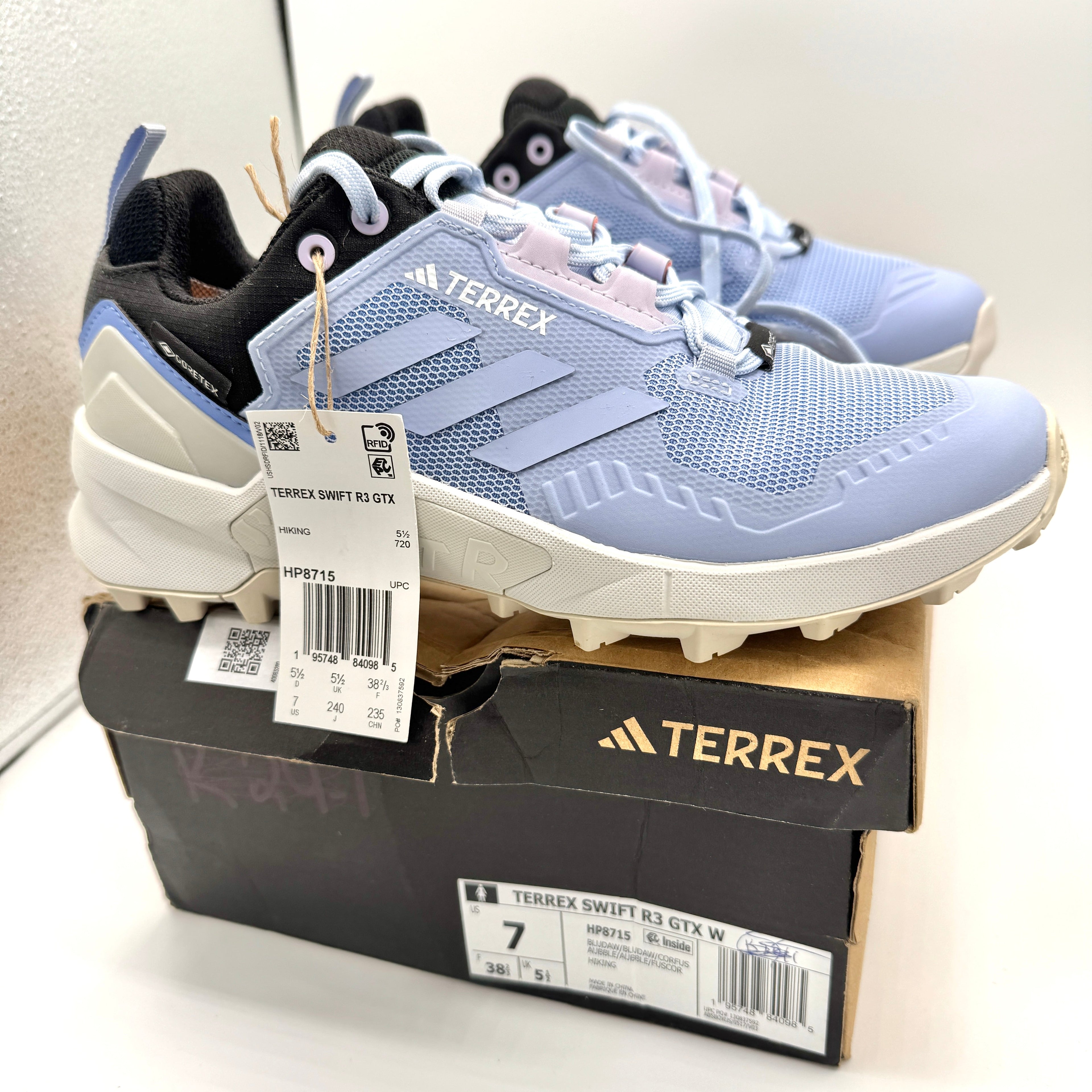 Adidas Terrex Swift R3 GTX Goretex Women’s - Blue Periwnkle Hiking Shoes