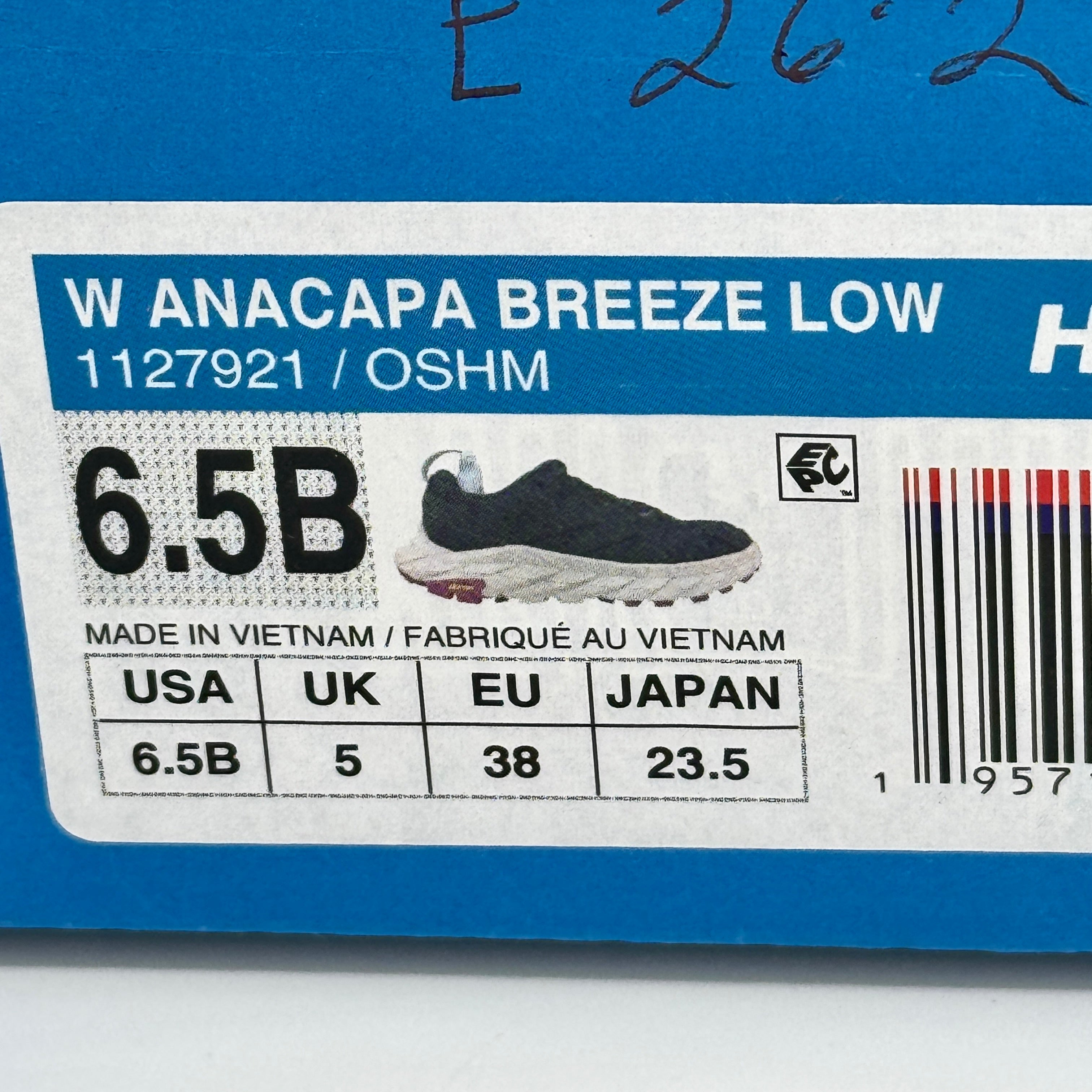 Hoka Anacapa Breeze Low Women’s Hiking Shoes in Outer Space / Harbor Mist