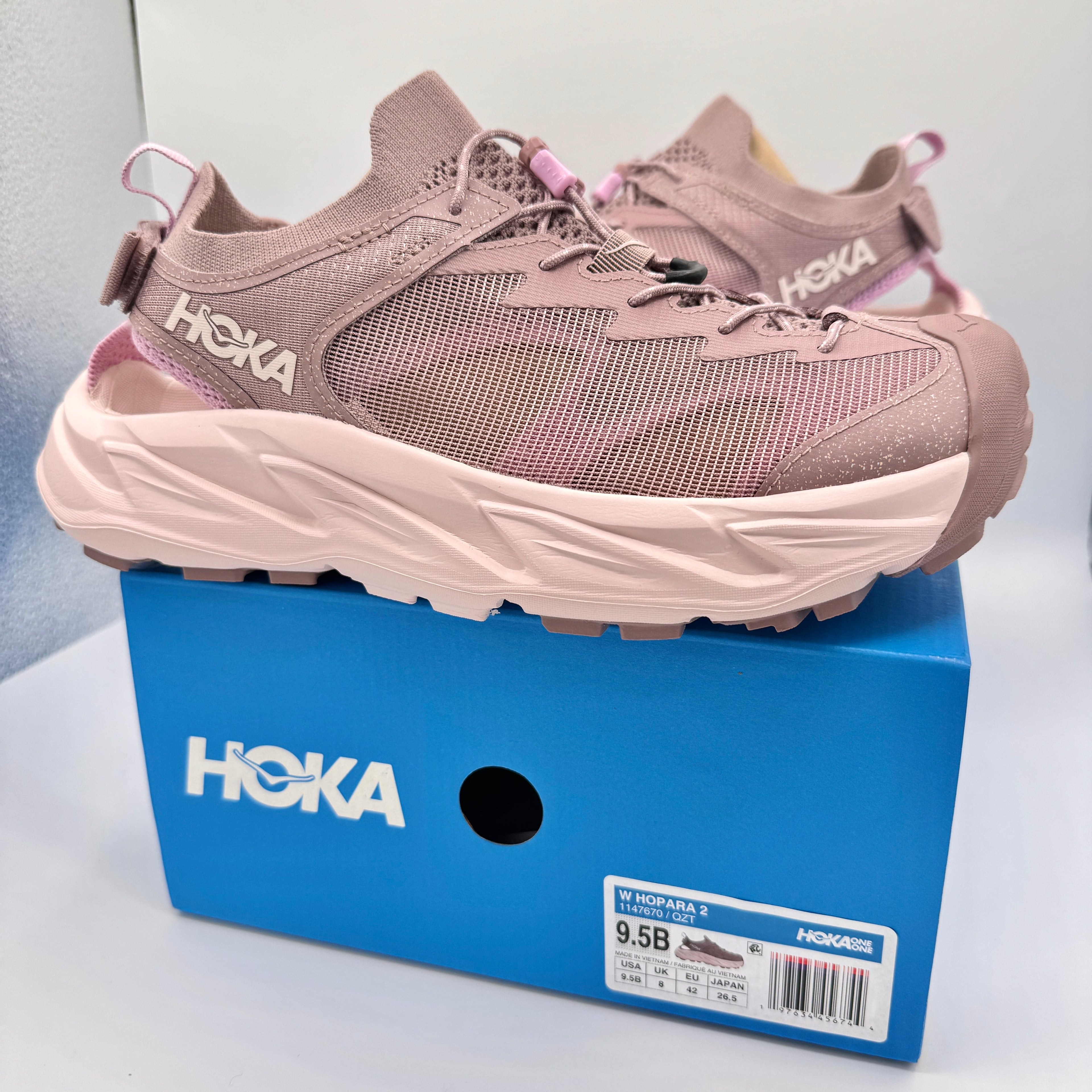 Hoka Hopara 2 Women’s Hiking Shoes in Quartzite / Cosmic Pearl