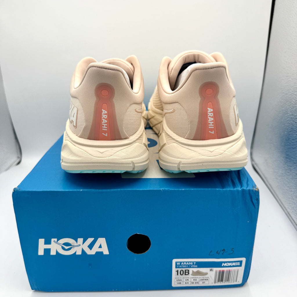 Hoka Arahi 7 Women’s Running Shoes in Vanilla Cream VRM