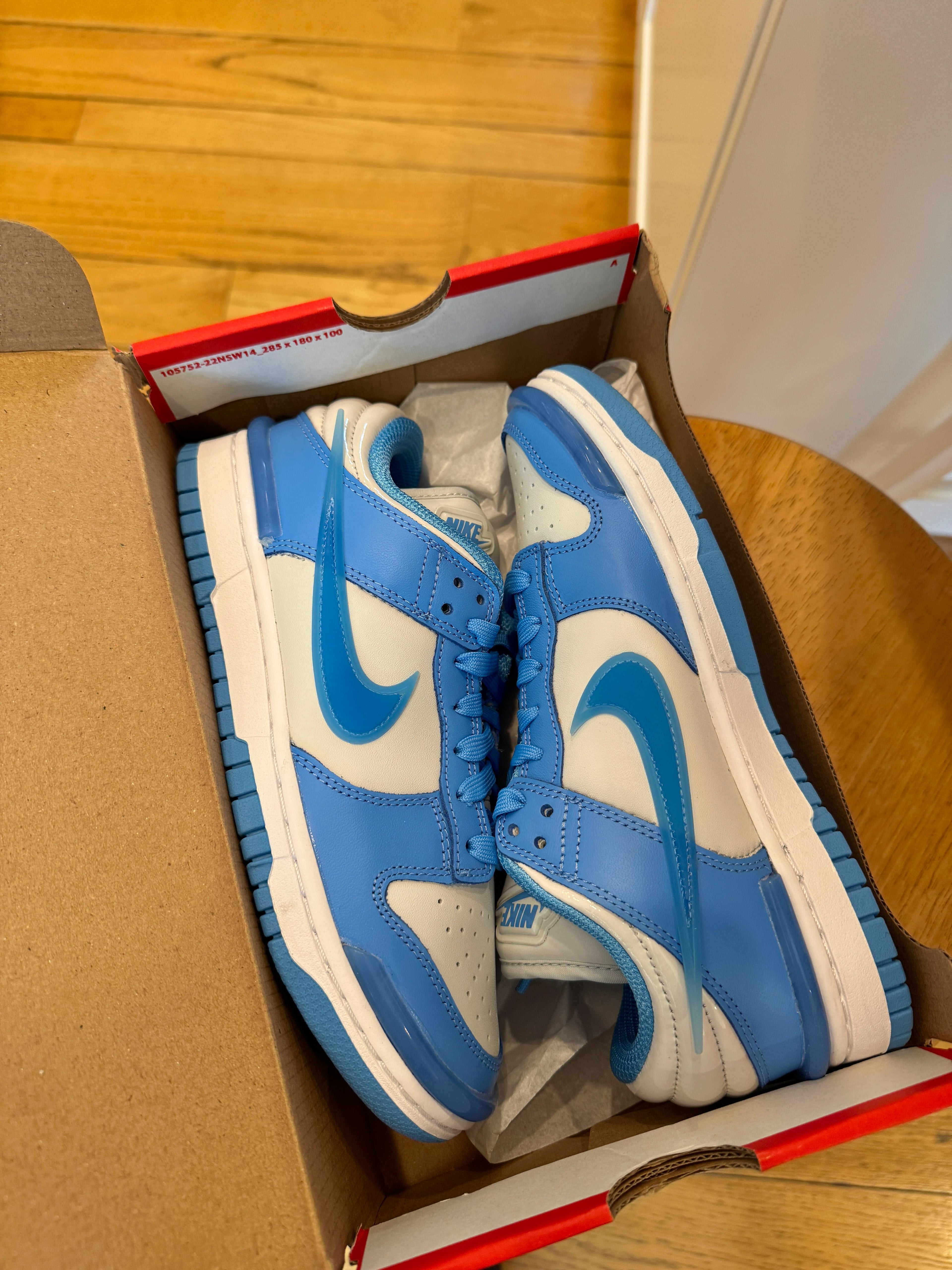 Nike Dunk Low Twist Sneakers - University Blue / White