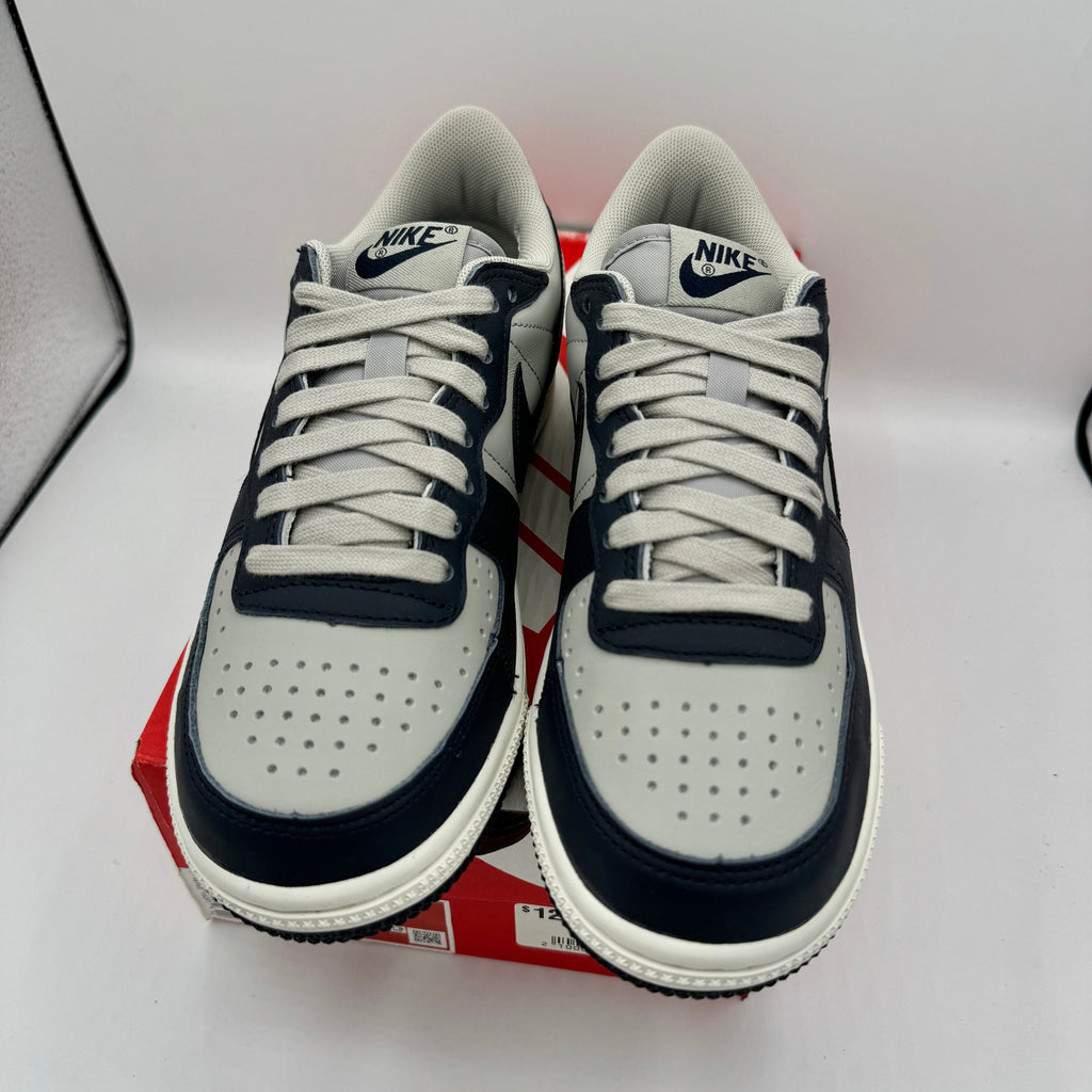 Nike Terminator Low Shoes Granite Grey Dark Obsidian Sail Navy Blue UNISEX