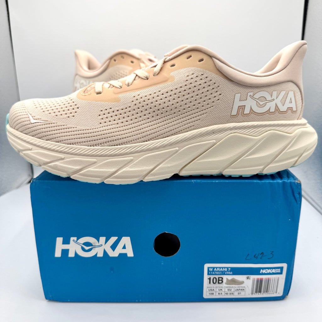 Hoka Arahi 7 Women’s Running Shoes in Vanilla Cream VRM
