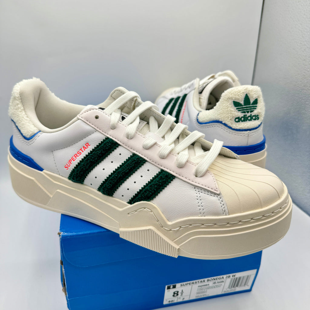 Adidas Stan Smith Bonega Platform Women’s Sneaker 2B sherpa heel white green